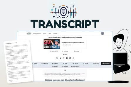 Transcript – Création de textes avec l’IA depuis tes vidéos et audios